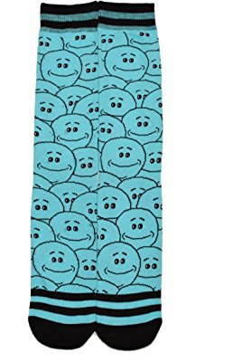 Rick and Morty Mr. Meeseeks Body Mens Crew Socks