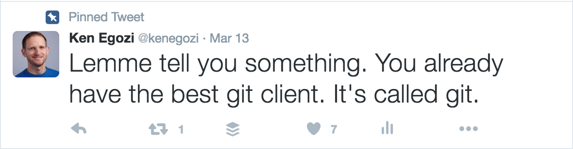 best git client is git